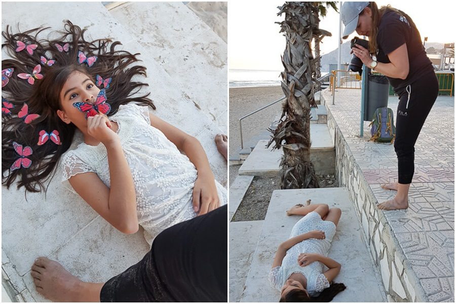 sesja backstage, aparat canon, sesja portretowa backstage